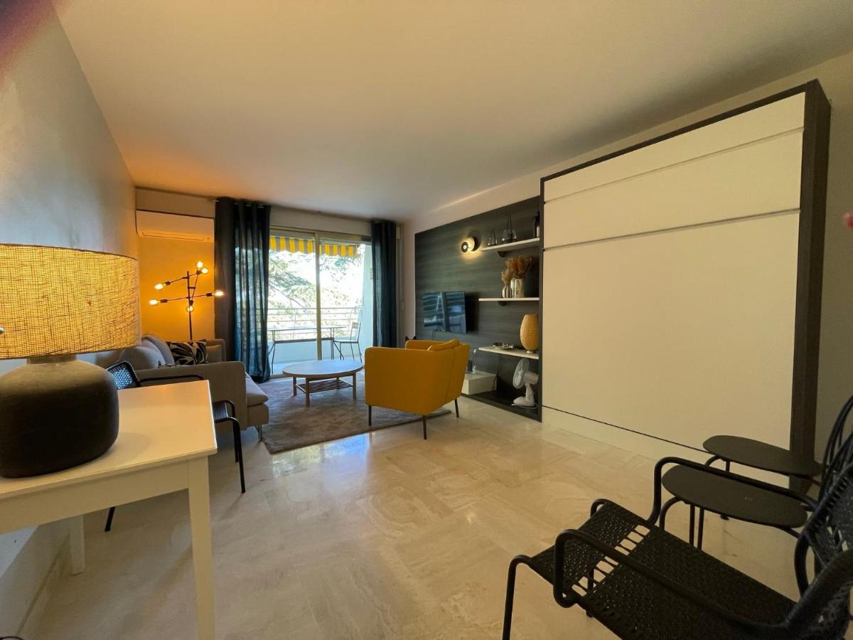 C012-Appartement Confortable Avec Piscine, Tennis Et Grand Parc Cannes Exteriér fotografie
